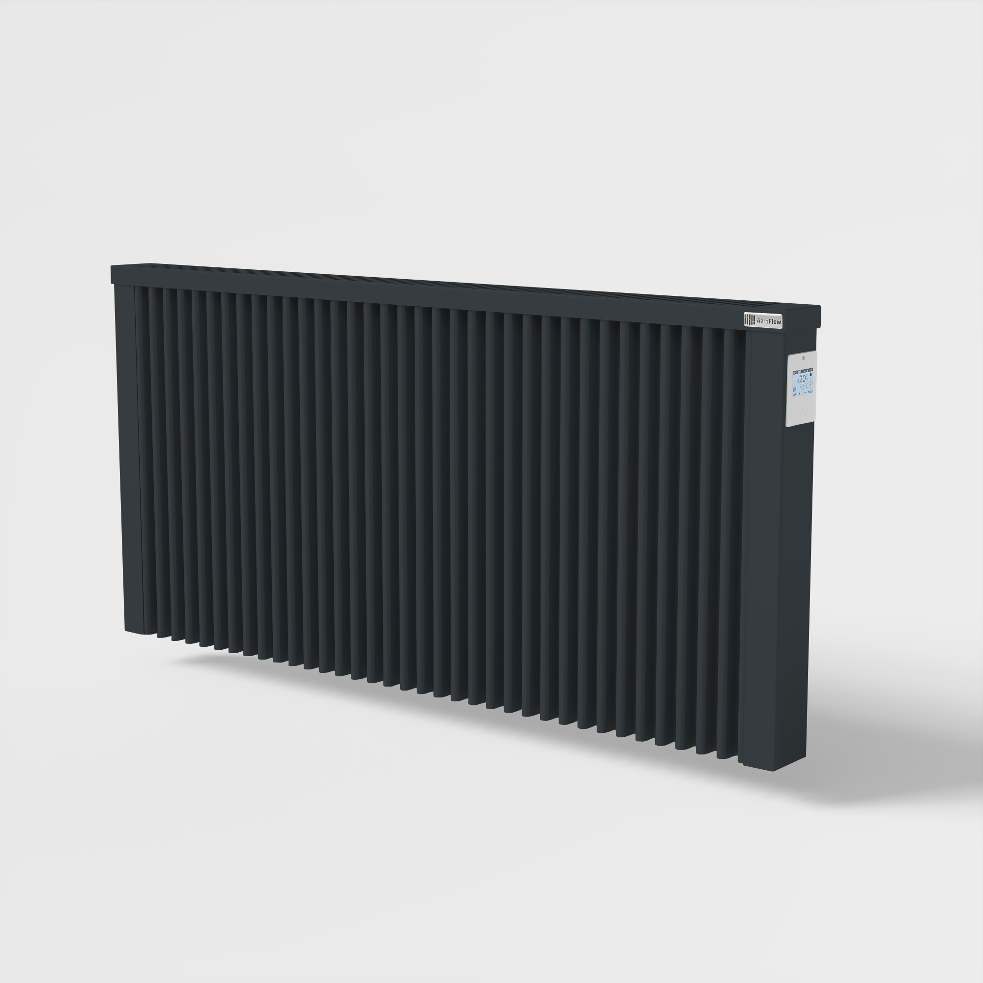 AeroFlow® Elektroheizung Compact Smart 2450 Watt RAL 7016 Anthrazitgrau