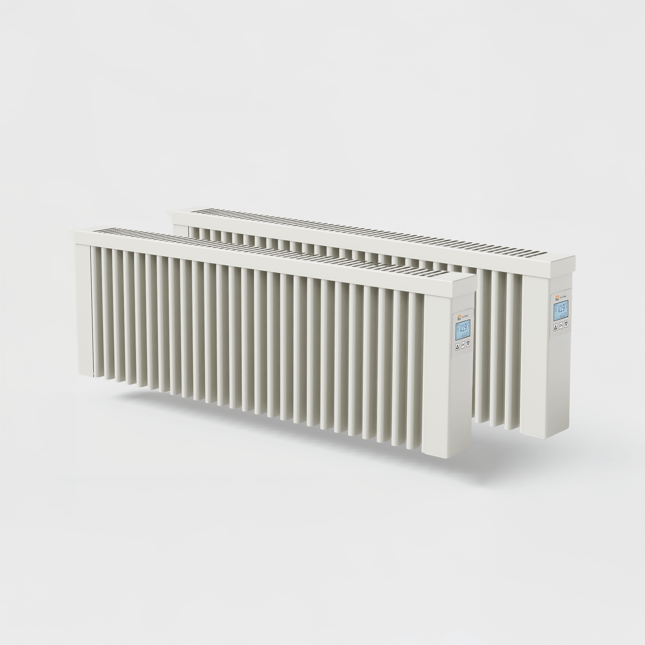 2er Paketset AeroFlow® Elektroheizung SLIM Standard 1200 Watt