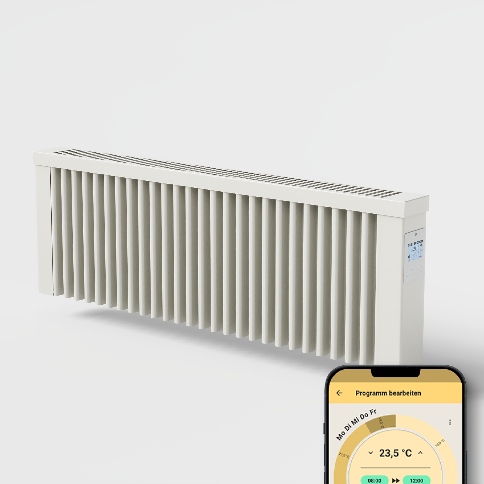 AeroFlow® Elektroheizung Slim Smart 1200 Watt