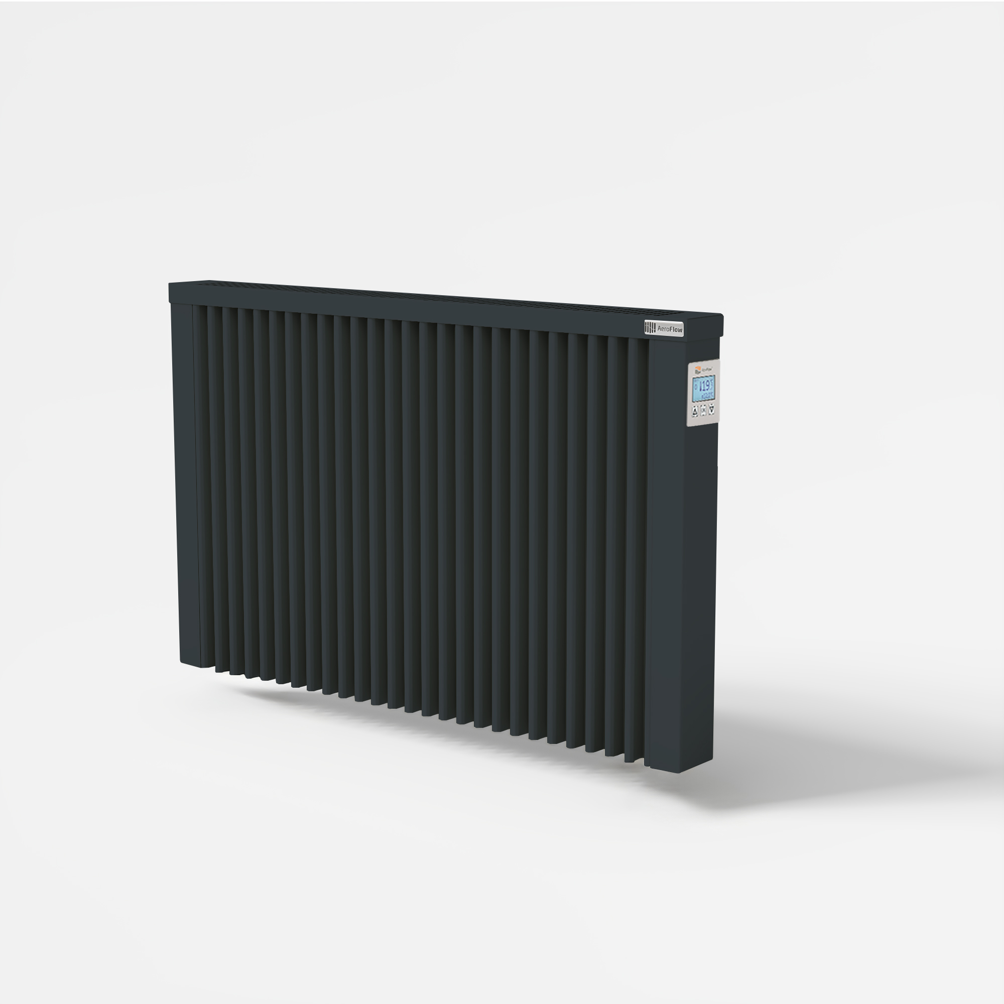 AeroFlow® Elektroheizung Compact Standard 1950 Watt RAL 7016 Anthrazitgrau