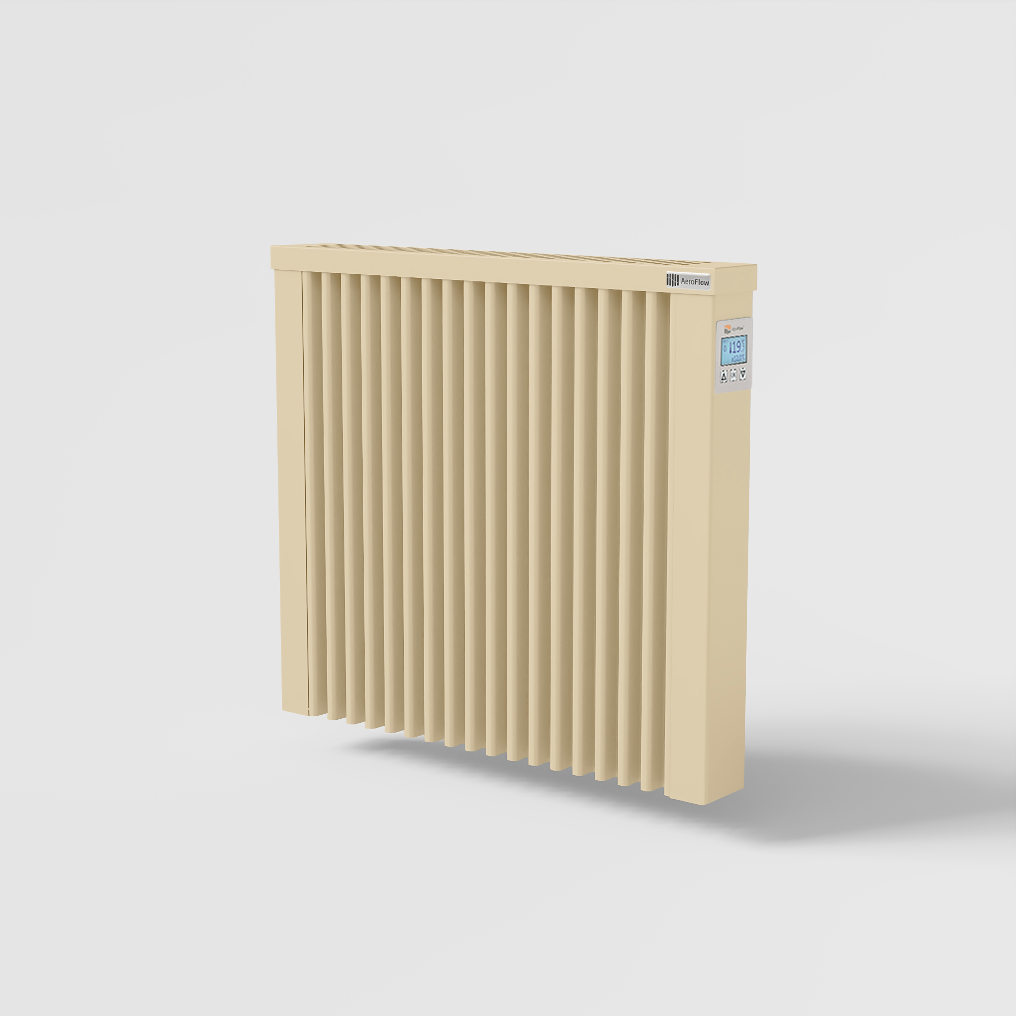 AeroFlow® Elektroheizung Compact Standard 1300 Watt RAL 1015 hellelfenbein