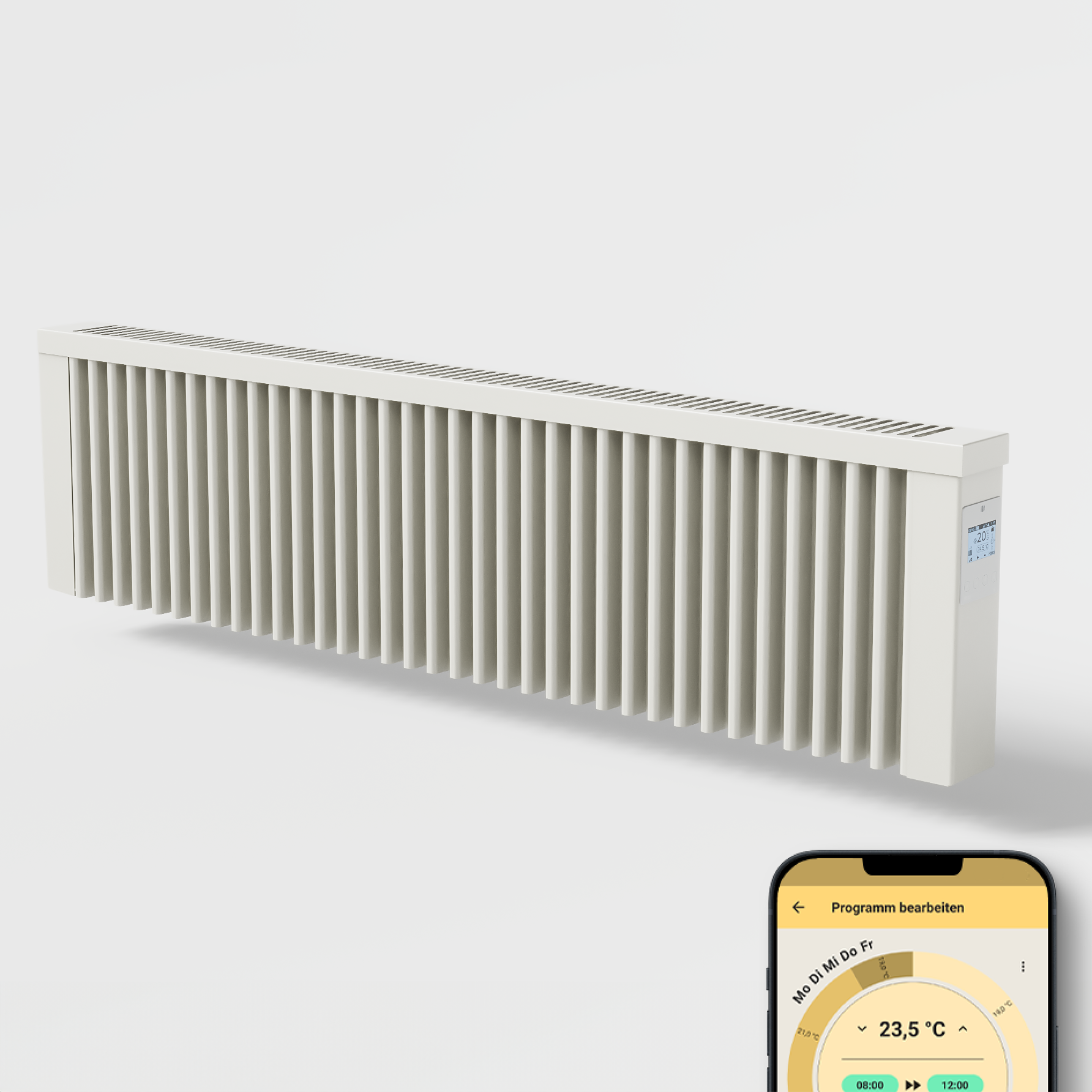 AeroFlow® Elektroheizung Slim Smart 1600 Watt