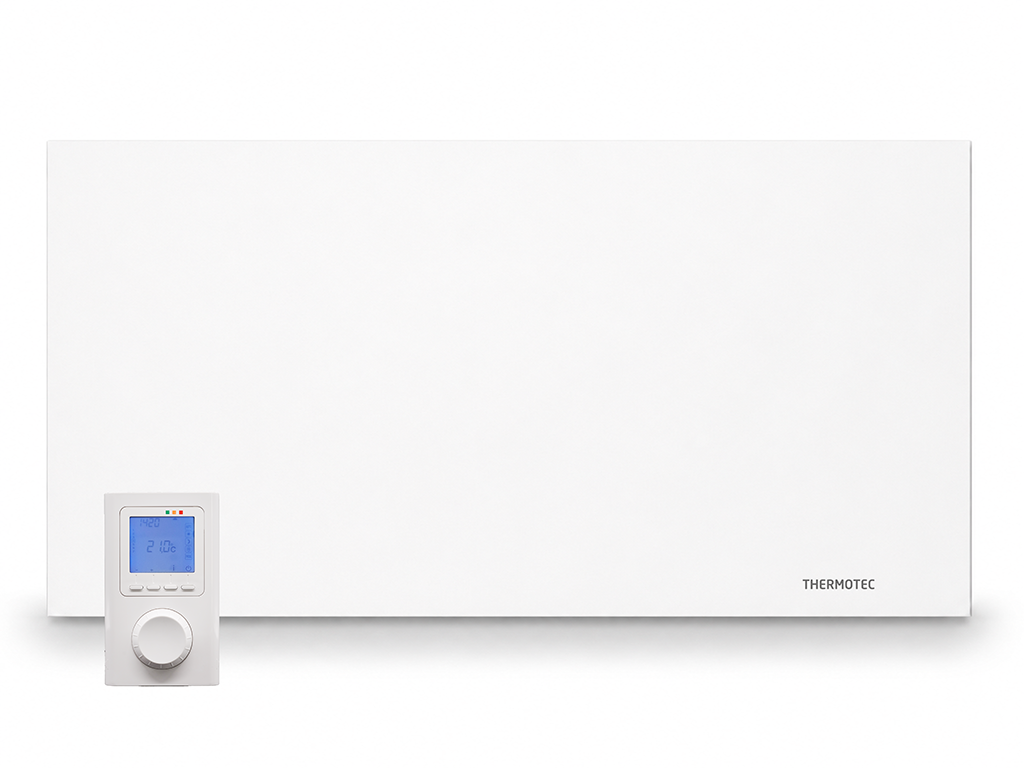 Thermotec LUMERA 800 Infrarot-Heizpaneel mit X3D Funkthermostat, 60 x 120 cm
