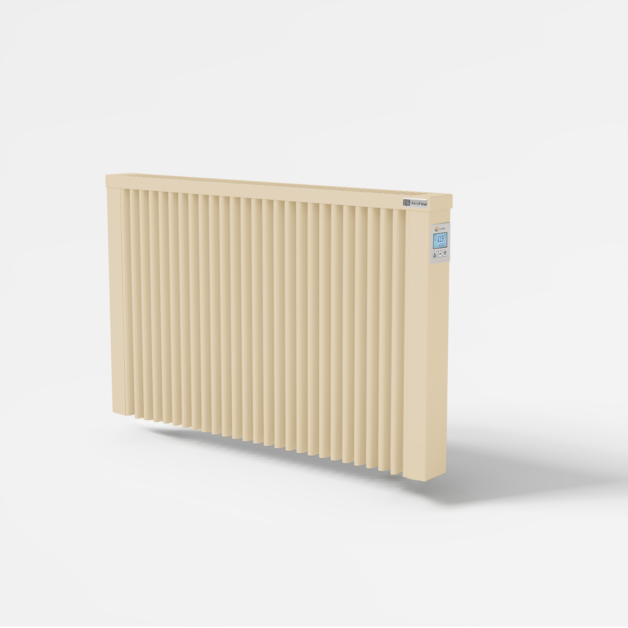AeroFlow® Elektroheizung Compact Standard 1950 Watt RAL 1015 hellelfenbein