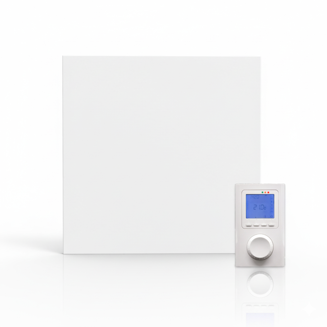 Thermotec LUMERA 400 Watt Infrarot-Heizpaneel mit X3D Funkthermostat, 60 x 60 cm