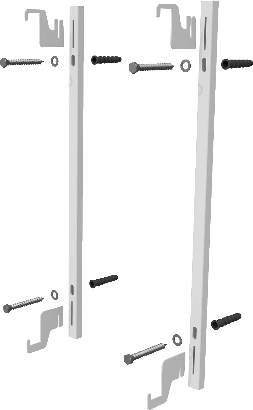 Hochwertige Wandhalterung WHF-325 für Aeroflow Elektroheizungen