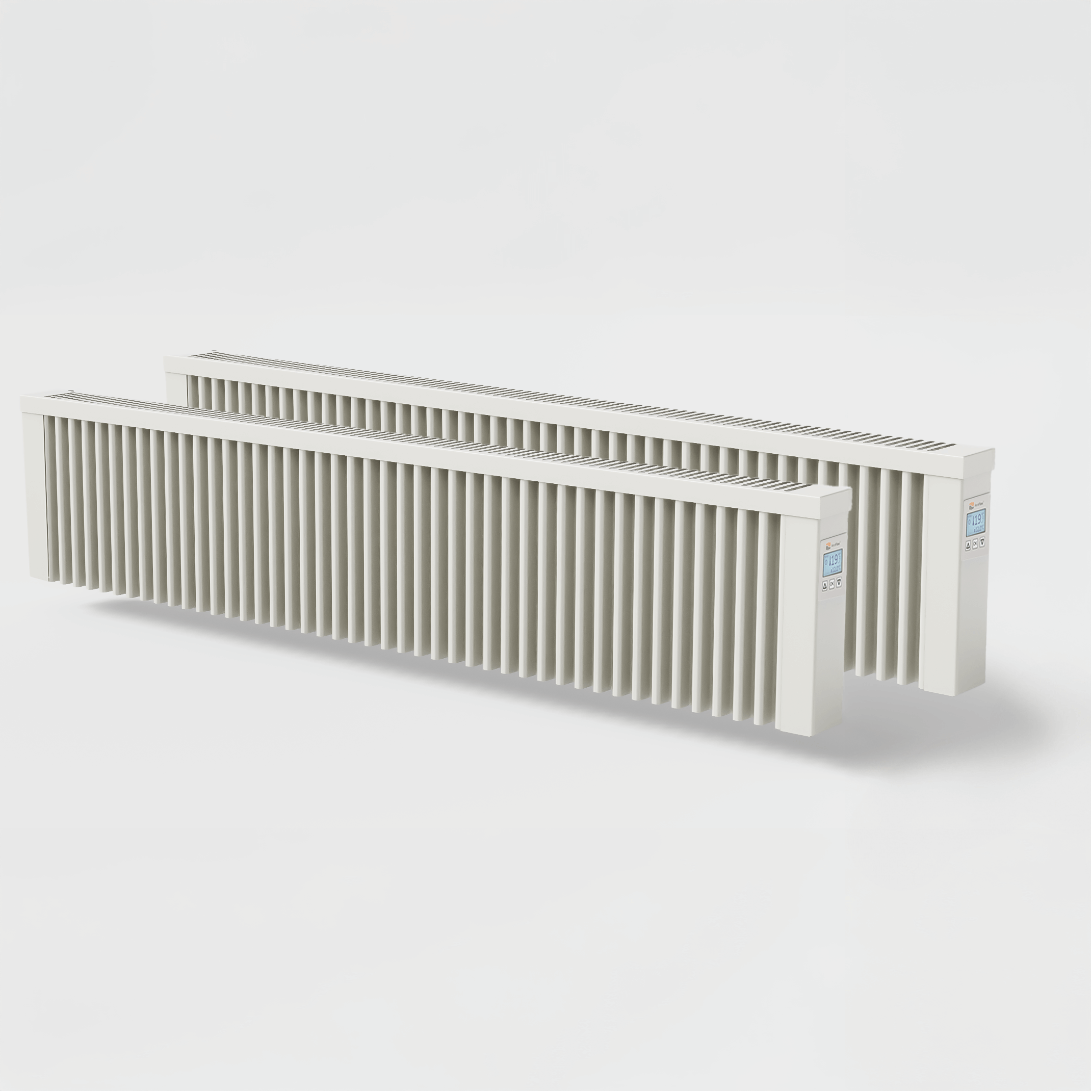 2er Paketset AeroFlow® Elektroheizung SLIM Standard 2000 Watt