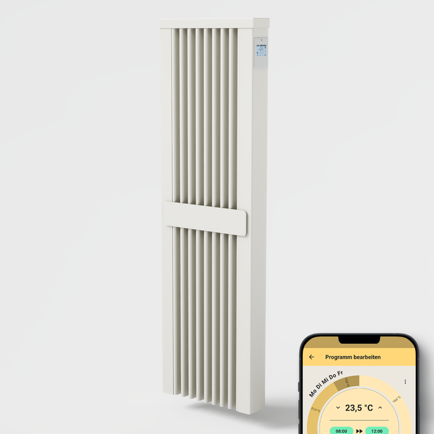 AeroFlow® Elektroheizung Slim Tall Smart 1600 Watt