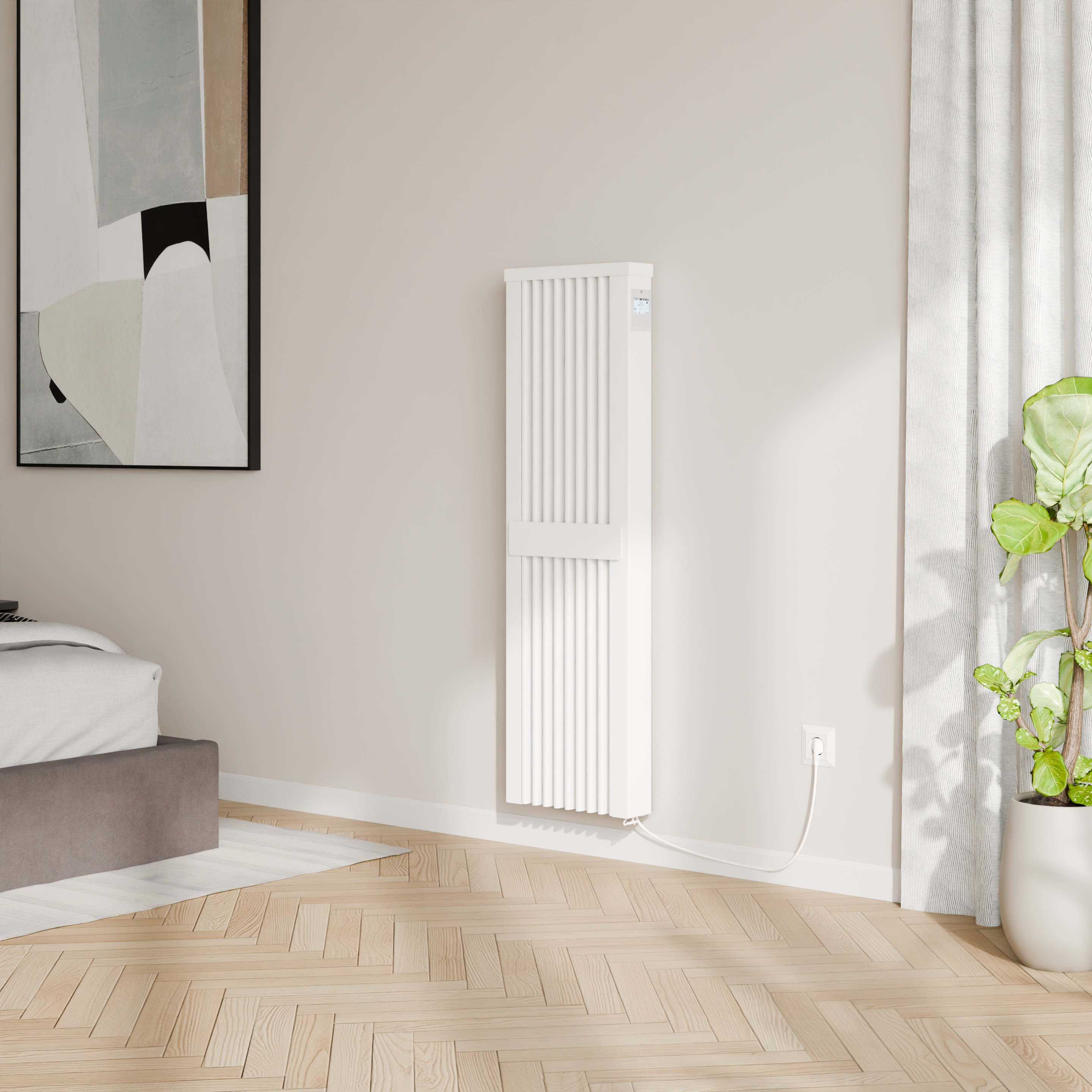 AeroFlow® Elektroheizung Slim Tall Smart 1600 Watt