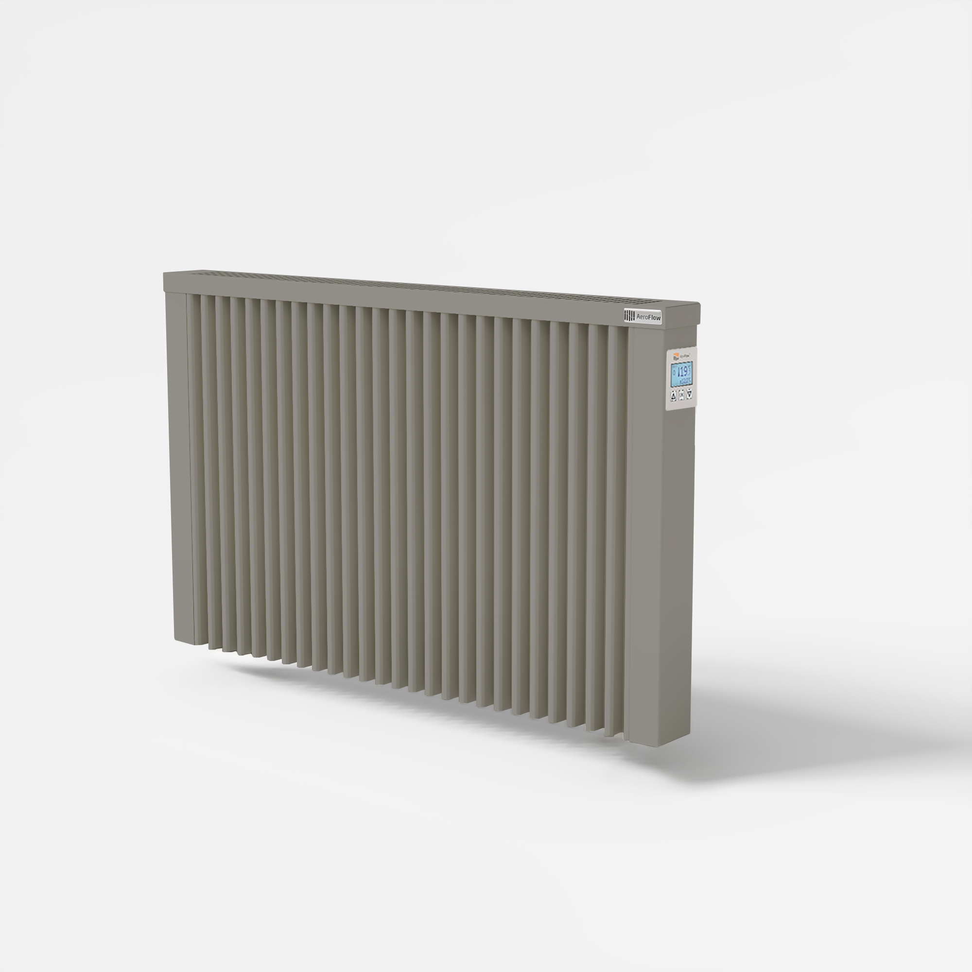AeroFlow® Elektroheizung Compact Standard 1950 Watt RAL 7039 quarzgrau